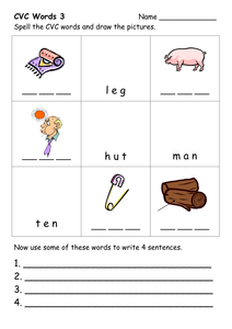 460 New cvc worksheets tes 213 CVC Word Worksheets by ehazelden   UK Teaching Resources   TES 