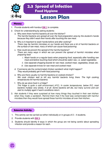 Primary - Food Hygiene: Teacher Sheets | Teaching Resources