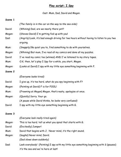 How to write a drama script pdf image