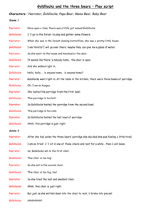 Goldilocks and the three bears Play script.docx