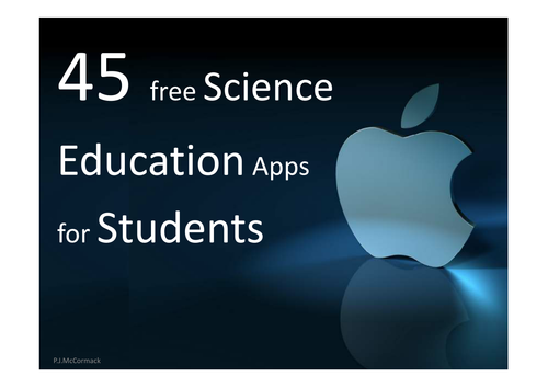 45 Free Science Apps for students | Teaching Resources