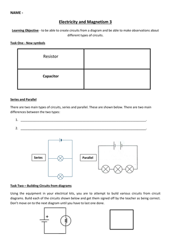 Electricity and Magnetism Unit | Teaching Resources