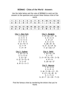 bodmas cities resources tes