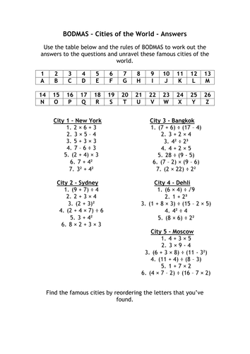 43 worksheets for bodmas grade 6 bodmas worksheets for 6