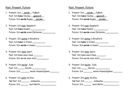 Past Present Future worksheet | Teaching Resources