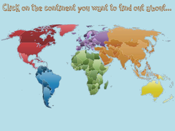 Tes Map Of The World Interactive World Map | Teaching Resources