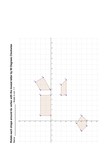 Rotation Worksheets | Teaching Resources