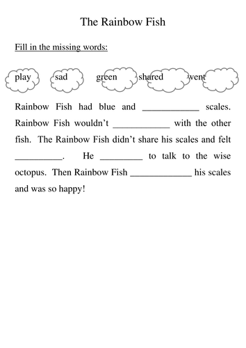 The Rainbow Fish | Teaching Resources