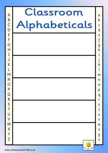 Alphabetical order games | Teaching Resources