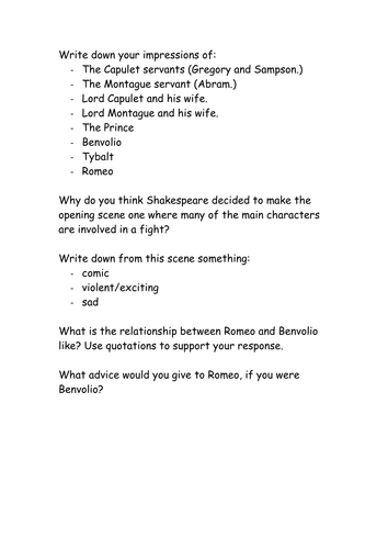 relationship between romeo and benvolio