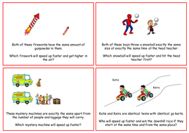 Force, mass, acceleration - thinking pictures | Teaching Resources