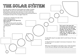 The Solar System | Teaching Resources