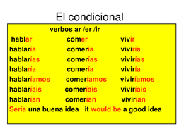 El condicional | Teaching Resources