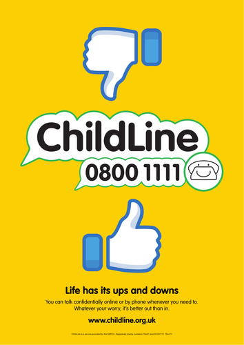 ChildLine posters - Secondary by NSPCC - Teaching Resources - TES