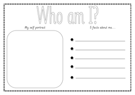 Who am I? First day activity, Differentiated | Teaching Resources