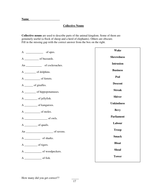 Collective Nouns | Teaching Resources