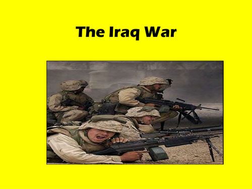 causes of iraq war essay