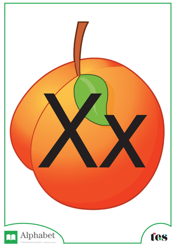 The Letter X - Fruit Theme | Teaching Resources