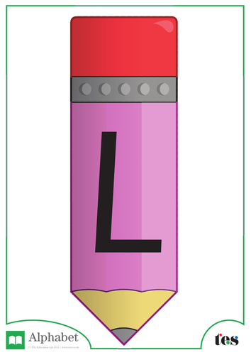 The Letter L - Pencil Theme | Teaching Resources