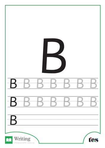 Letter Formation – The Letter B | Teaching Resources