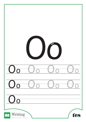 Letter Formation – The Letter O | Teaching Resources