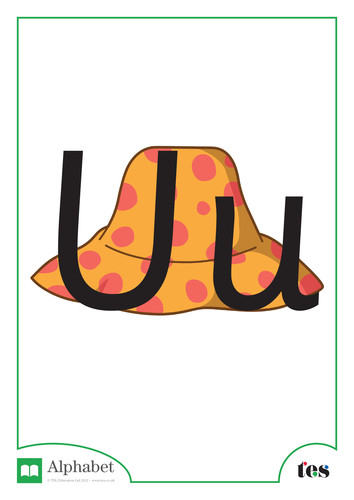 The Letter U - Clothing Theme | Teaching Resources
