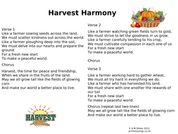 Harvest Harmony | Teaching Resources