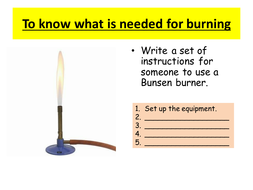 Bunsen burner safety and burning | Teaching Resources