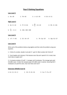 Solving Equations | Teaching Resources