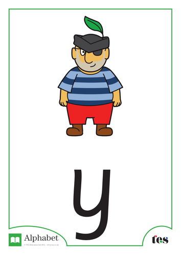 The Letter Y - Pirate Theme | Teaching Resources