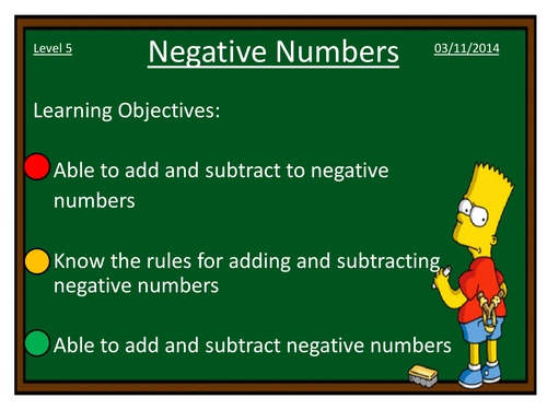Adding and subtracting negative numbers | Teaching Resources