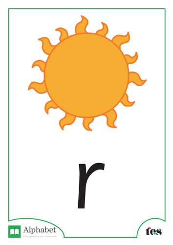 The Letter R - Space Theme | Teaching Resources