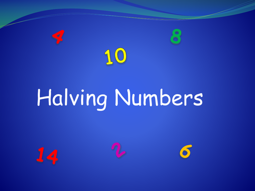 halving-numbers-teaching-resources