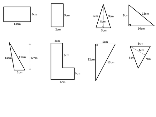 area and perimeter teaching resources