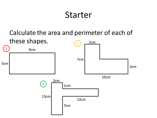 area and perimeter by dannytheref uk teaching resources tes