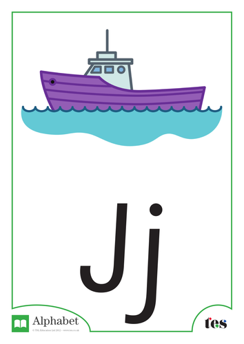 The Letter J Transport Theme Teaching Resources