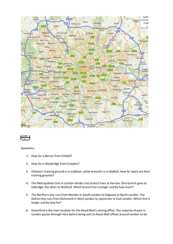 Scale Drawing and Maps | Teaching Resources