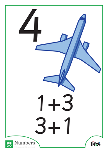 Additions Sheets (total 4) Aeroplane Theme | Teaching Resources