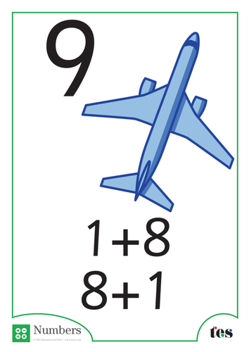 Additions Sheets (total 9) Aeroplane Theme | Teaching Resources