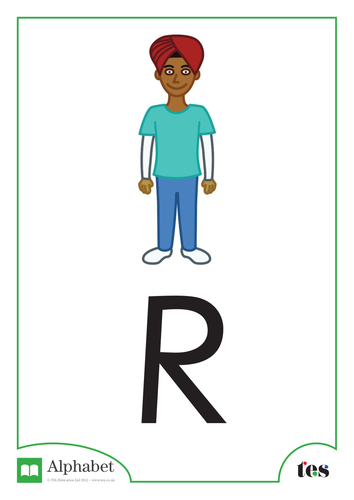 The Letter R - Child Theme | Teaching Resources
