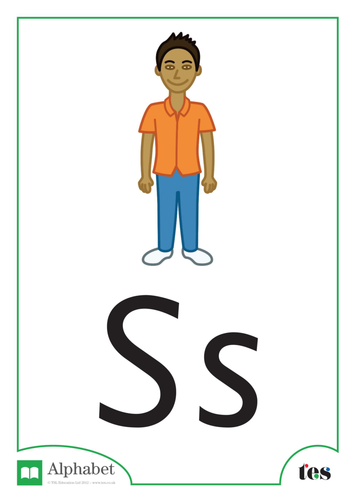 The Letter S - Child Theme | Teaching Resources
