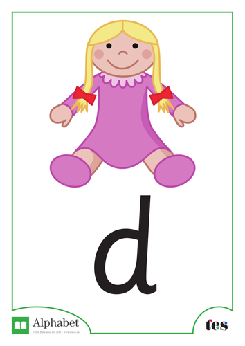 The Letter D – Toys Theme | Teaching Resources