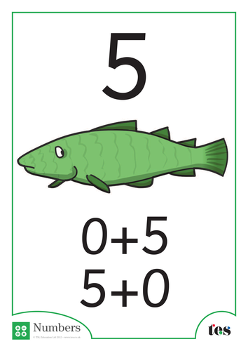 Additions Sheets (total 5) Fish Theme | Teaching Resources