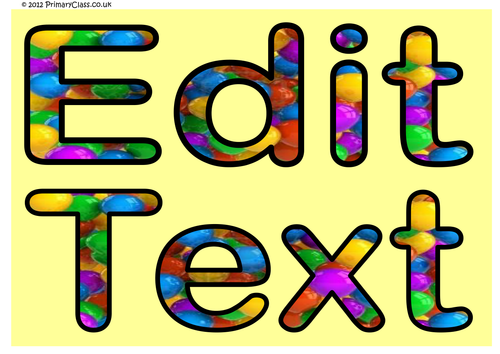 display lettering 161 editable variations teaching resources