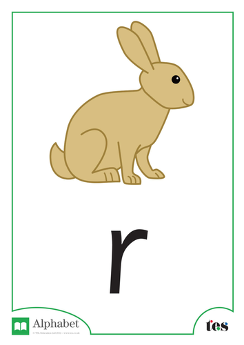 The Letter R - Pets Theme | Teaching Resources