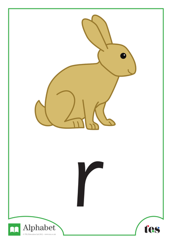 The Letter R - Pets Theme | Teaching Resources