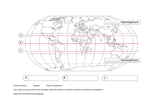 blank world map with longitude and latitude