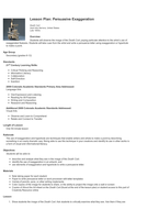 Exaggeration in literature picture