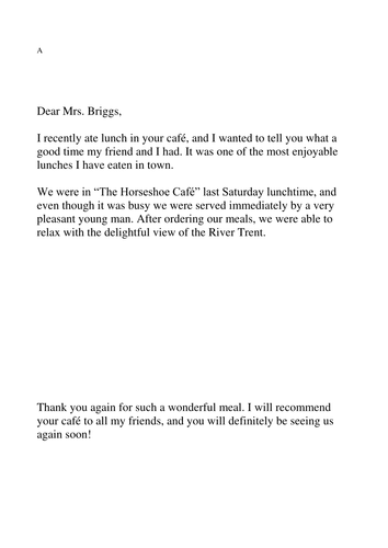 ks2 powerpoint thank letter you Writing  goofygoober  TES   letters Resources by Teaching