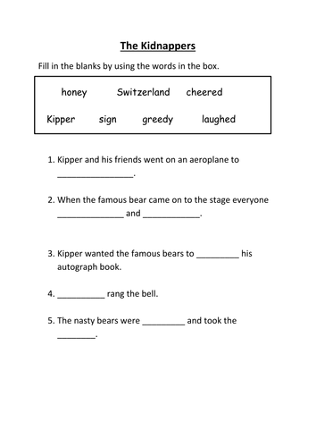 Oxford Reading Tree Materials Teaching Resources